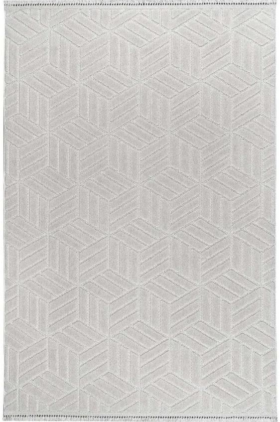 Türkmen Halı PETRA Lo67c Krem Polyester İplikten Üretilmiş Modern Makine Halısı