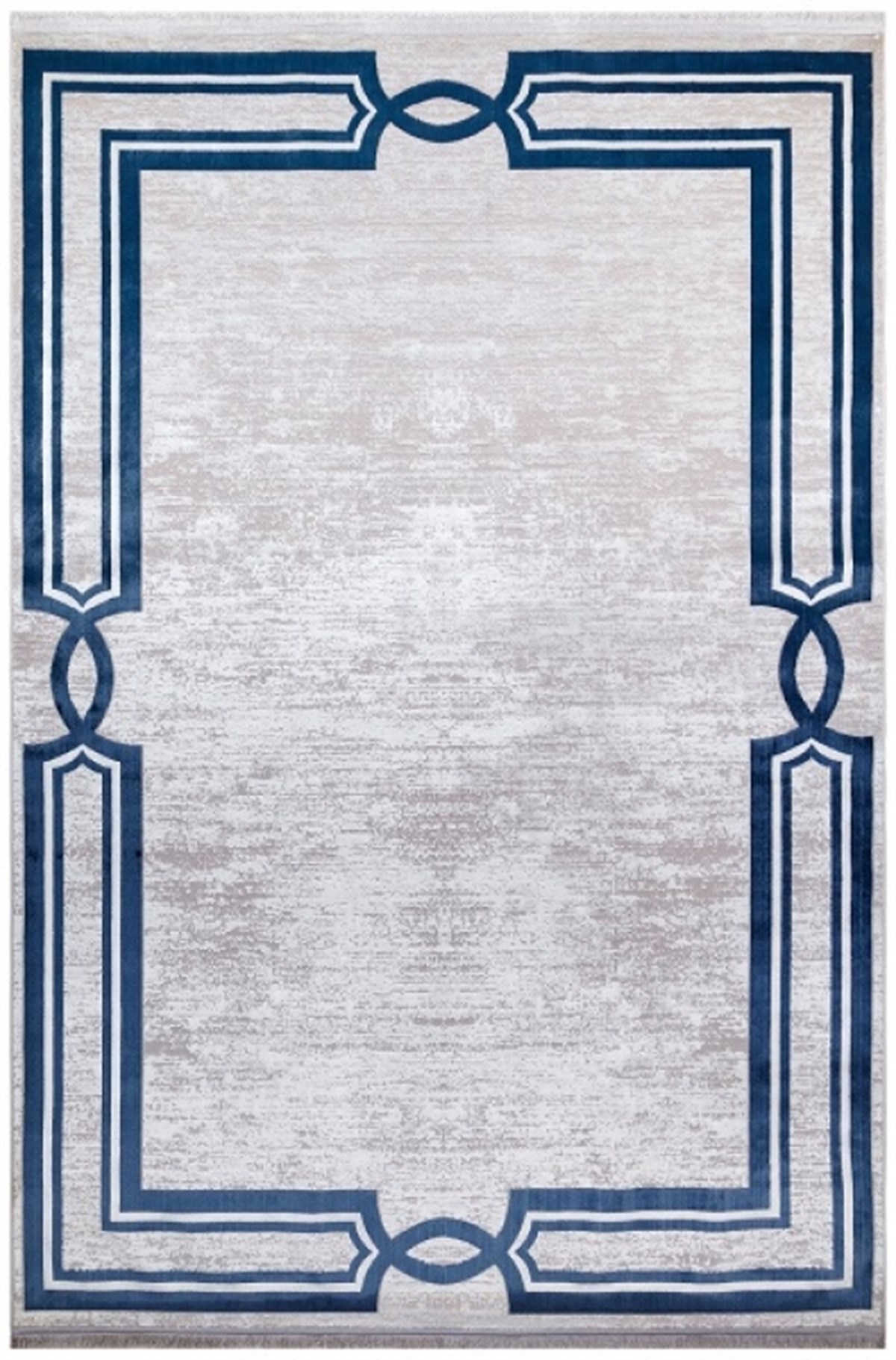 Türkmen Halı Poem PM05 Mavi Modern Desen Halı