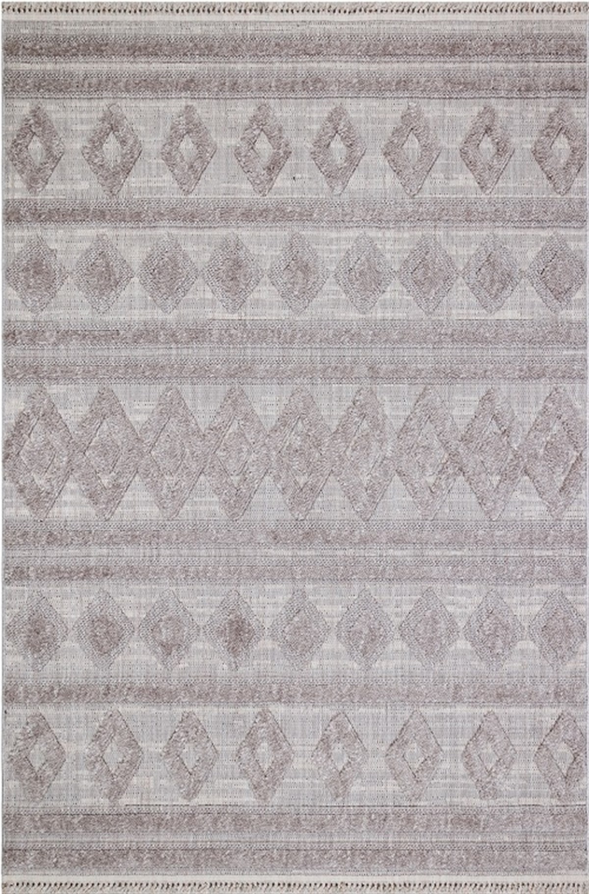 Türkmen Halı Sofya SF02 Gri İskandinav Tarzı Halı