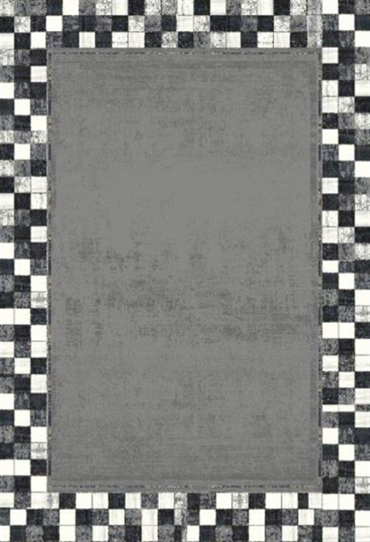 WOOLKNOT HALI BLACK M420H SİYAH GRİ