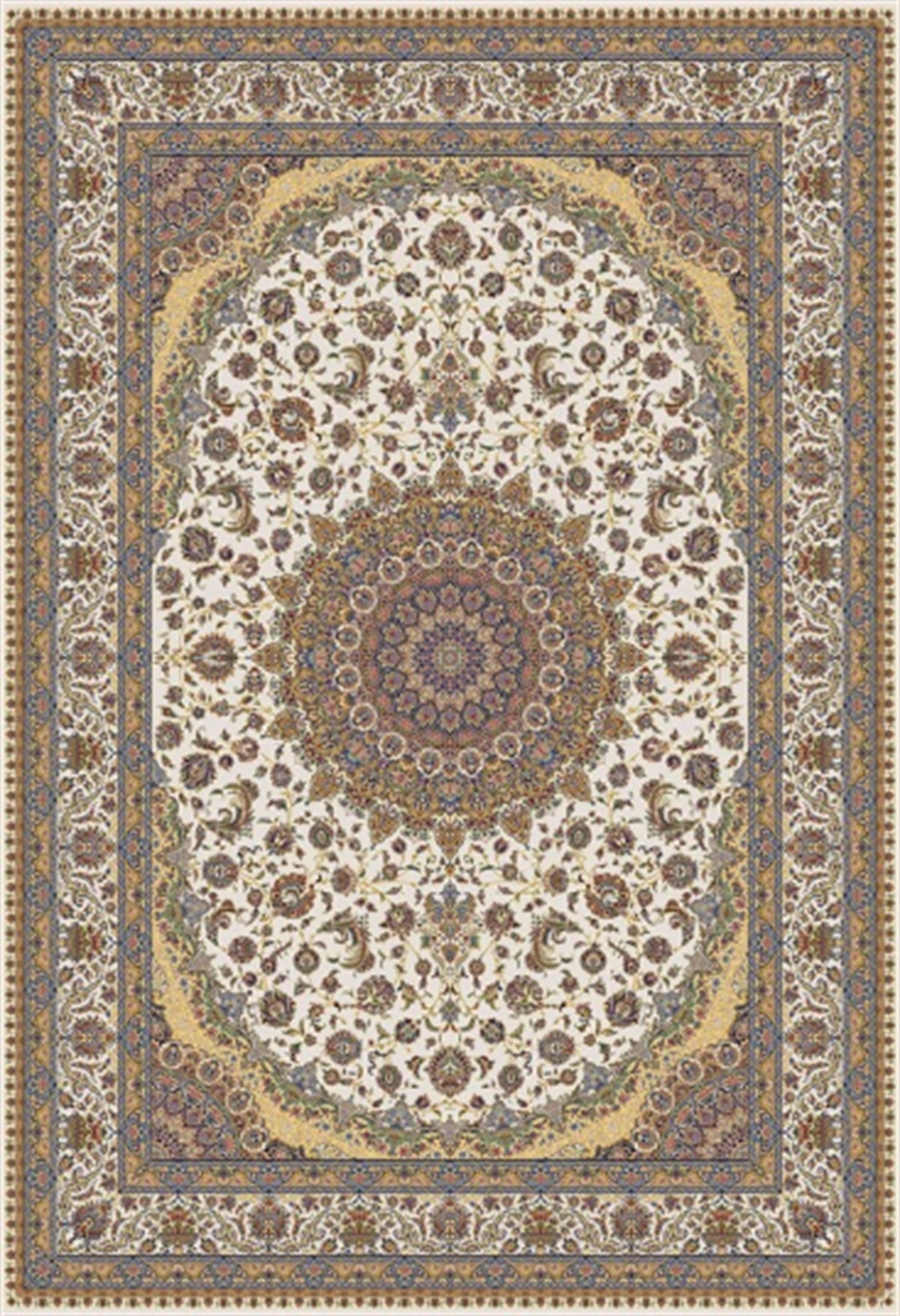 WOOLKNOT HALI QUM İPEK SAÇAK 2032 KREM