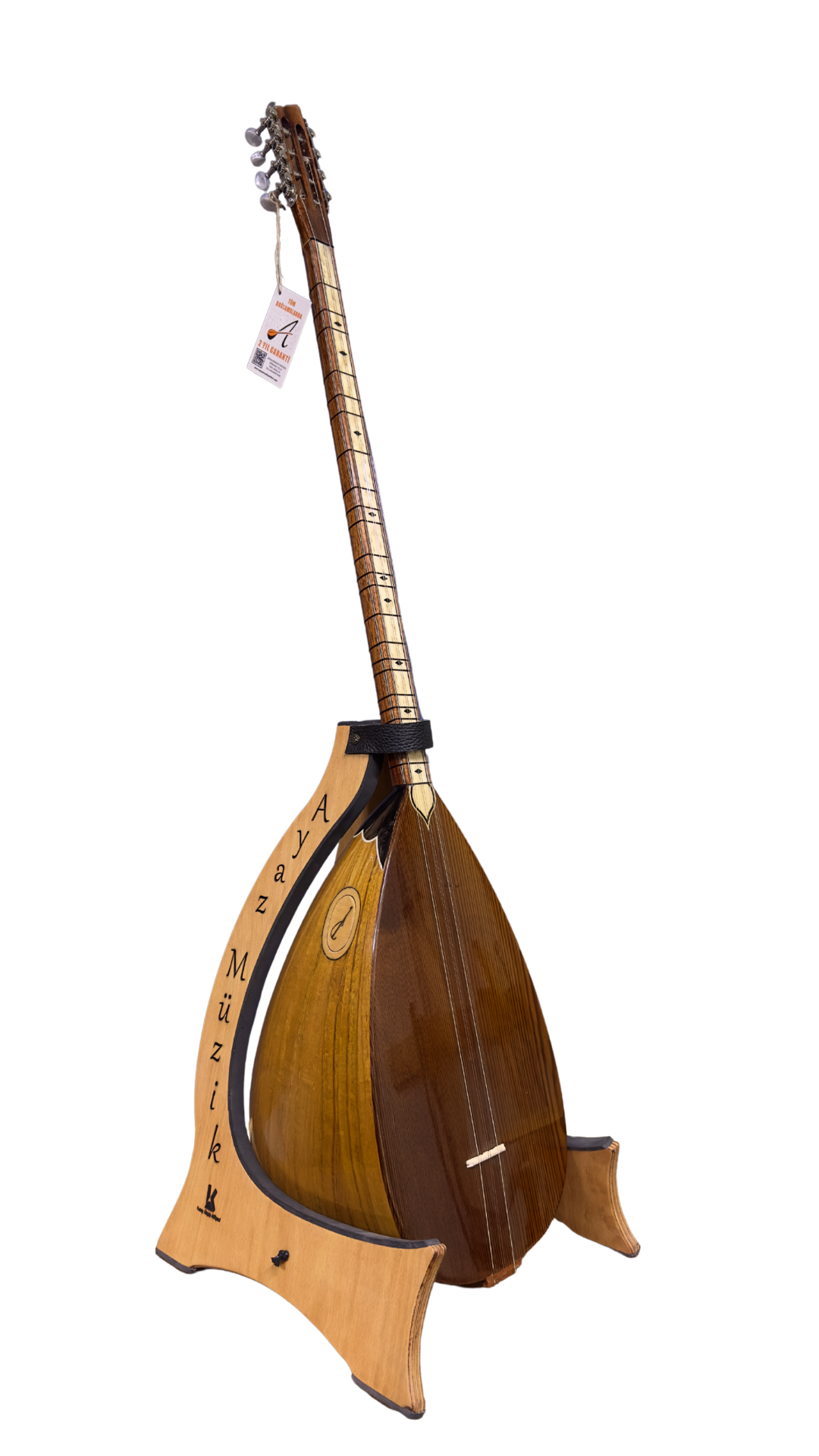 A1UPM-Yarı Prof. Dut Mandolin burgulu uzun sap bağlama