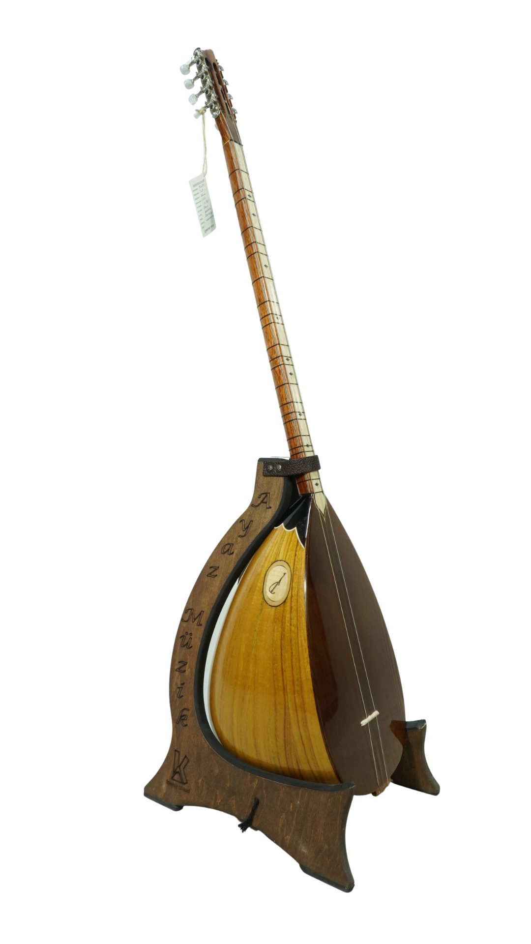 A1UPM-Yarı Prof. Dut Mandolin burgulu uzun sap bağlama