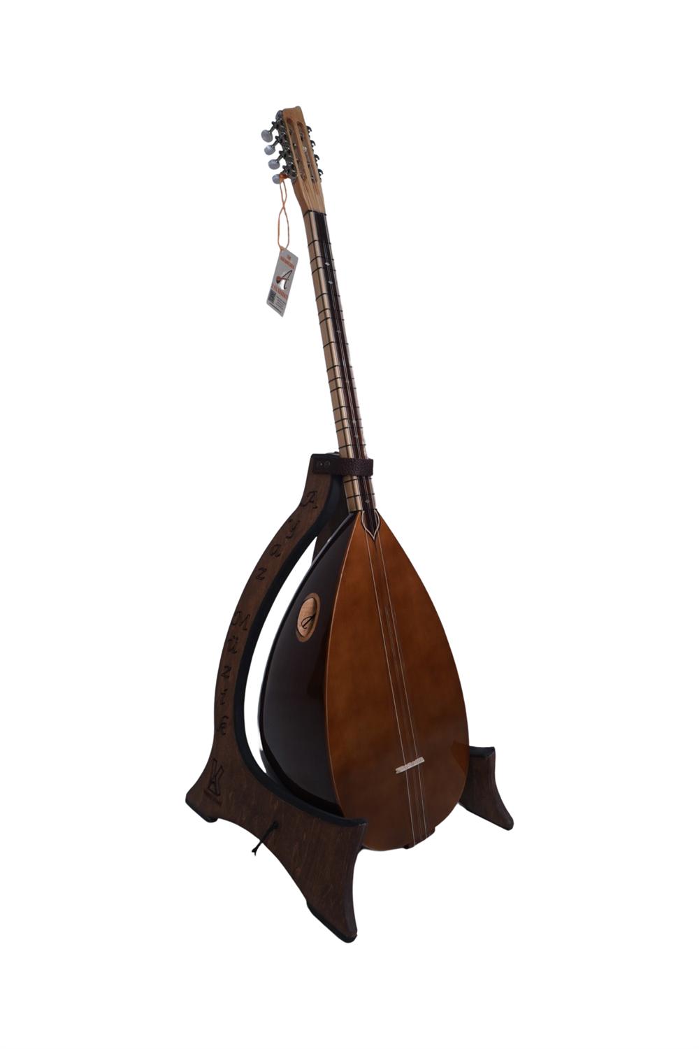 A4KM-Ceviz mandolin burgulu kısa sap bağlamalar