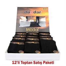 DÜNDAR 4124 PLUS MODAL ERKEK DESENLİ SOKET ÇORAP