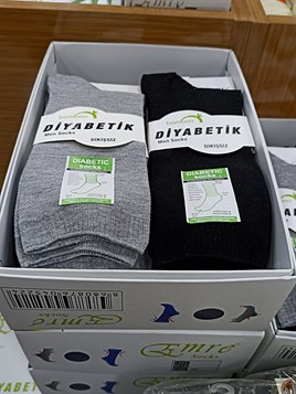 EMRE 224 UNİSEX BAMBU DİYABETİK ÇORAP 