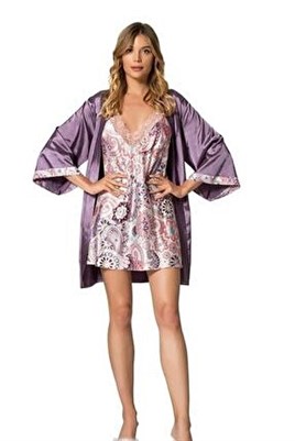 MOONGİRL 013 2Lİ SATEN KISA TAKIM 