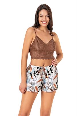 MOONGİRL 569 SATEN BRALEDLİ ŞORT TAKIM 