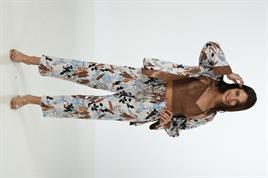 MOONGİRL 570 BRALEDLİ ÜÇLÜ  SATEN PİJAMA TAKIM 