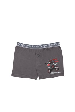 TUTKU 253 ÇOCUK ELASTAN BASKILI BOXER