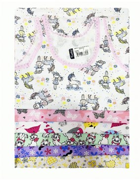 TUTKU 848 KIZ ÇOCUK ELASTAN EMPİRME GENİŞ ASKILI ATLET