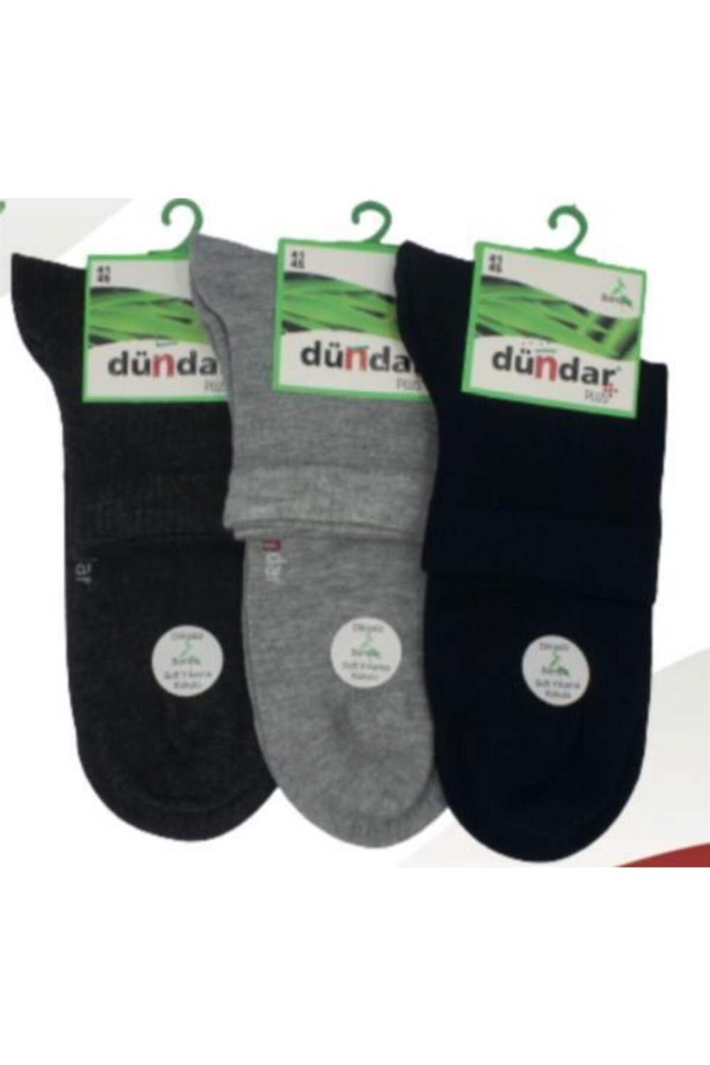 DÜNDAR 4131 PLUS ERKEK BAMBU KONÇ PATİK ÇORAP