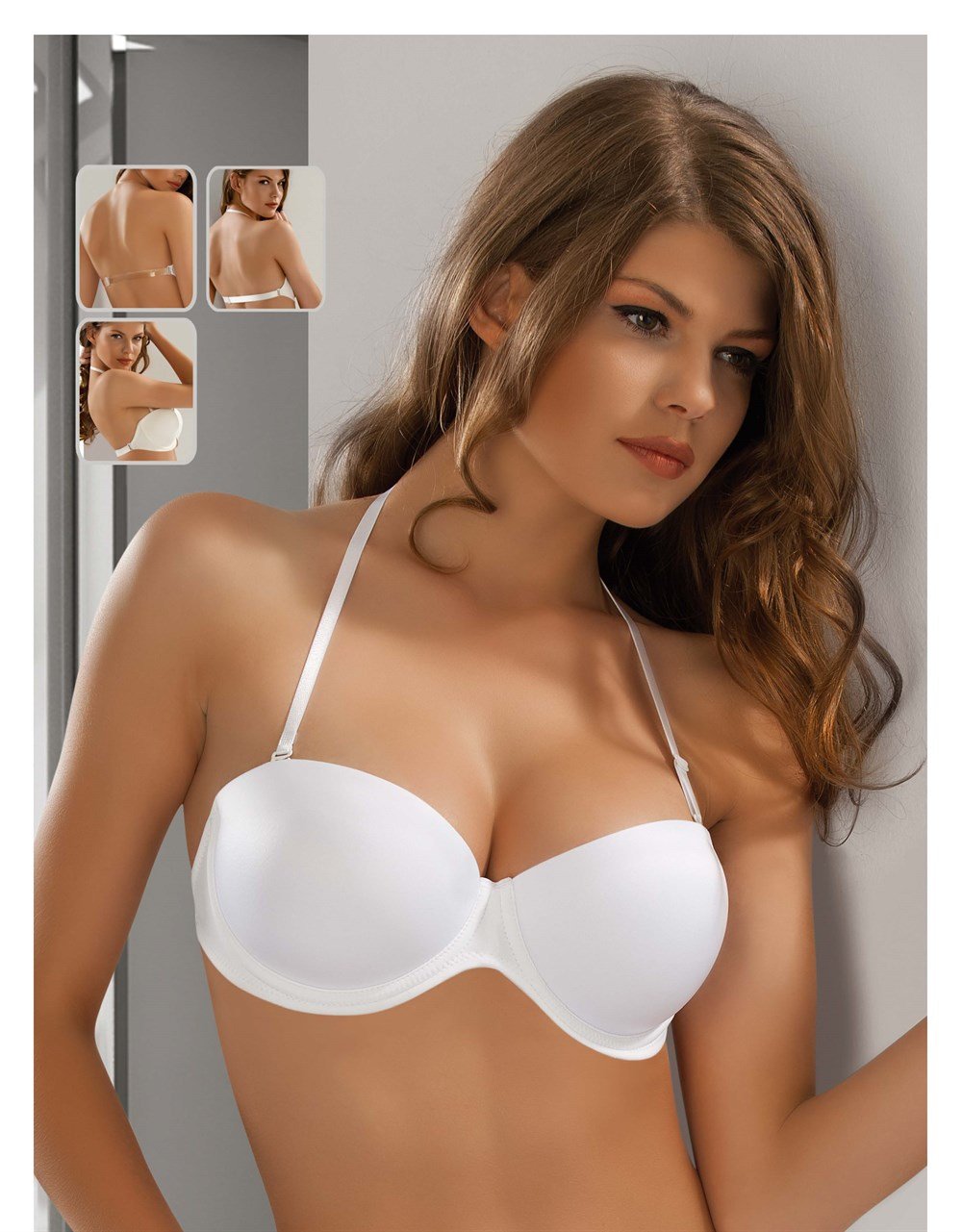 LE JARDİN 7043 LAVEM BASİC BRA SIRTI SEFFAF SİLİKONLU SÜTYEN