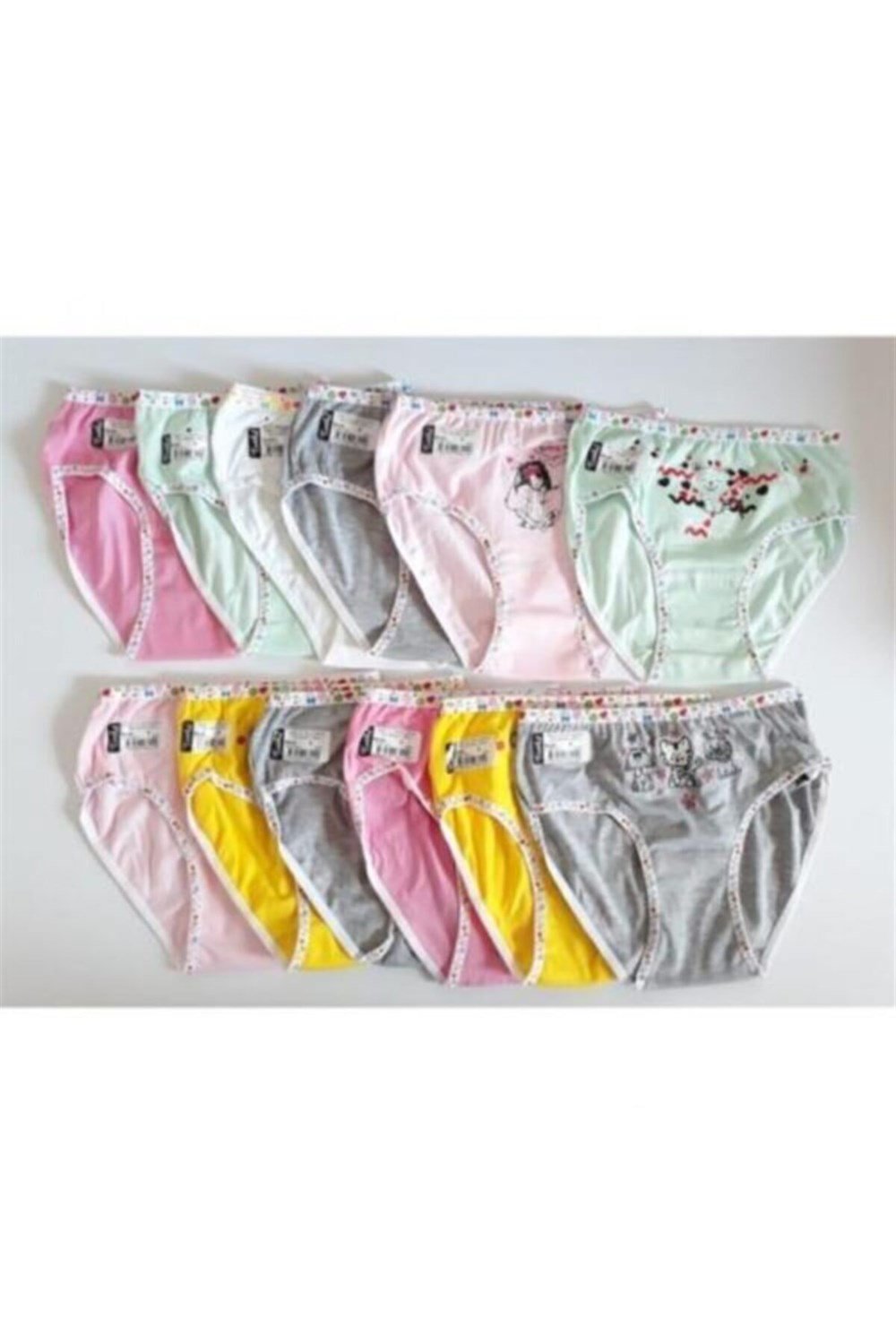 TUTKU 832  KIZ ÇOCUK ÖNÜ BASKI KÜLOT