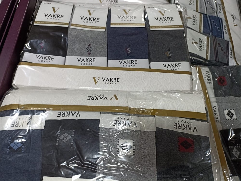 VAKRE ERKEK HAVLU SOKET ÇORAP