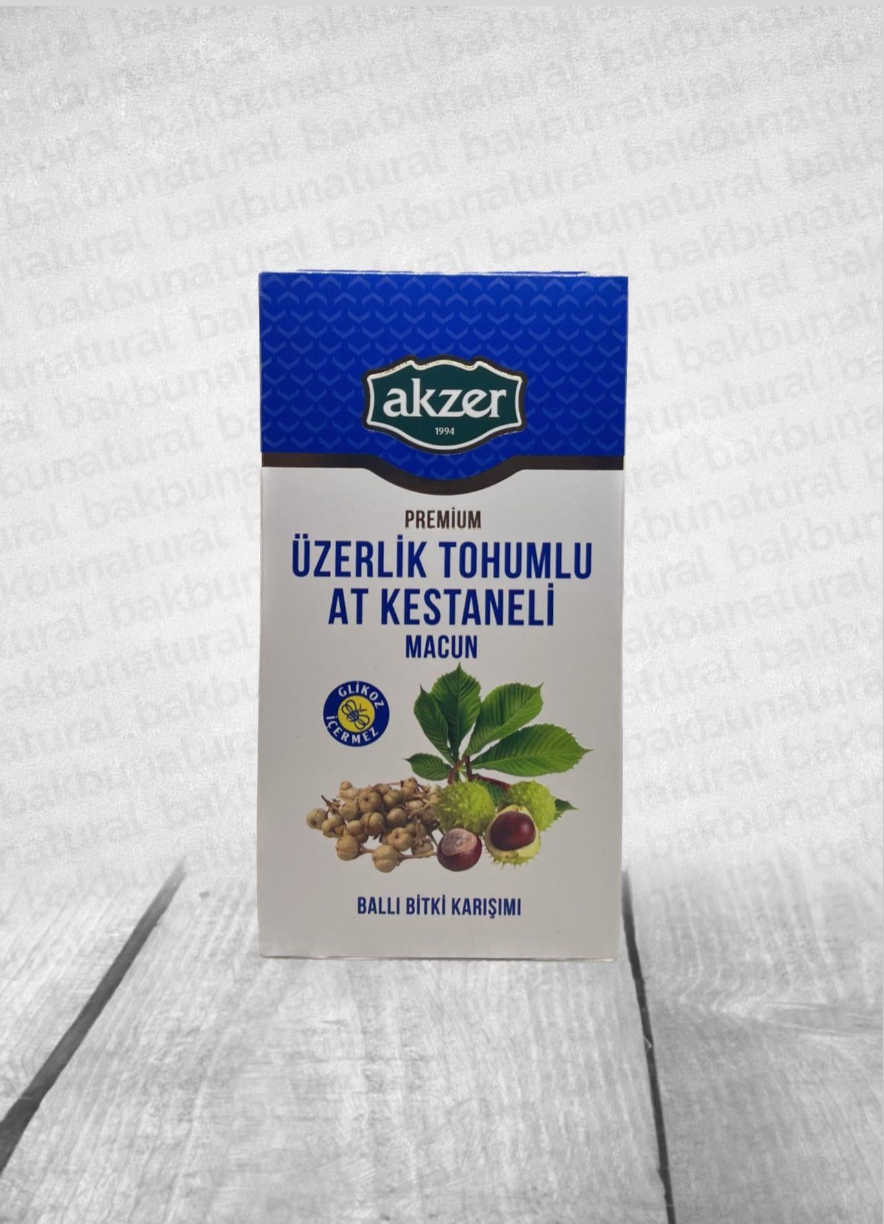 Akzer Üzerlik Tohumlu At Kestaneli Macun 300gr