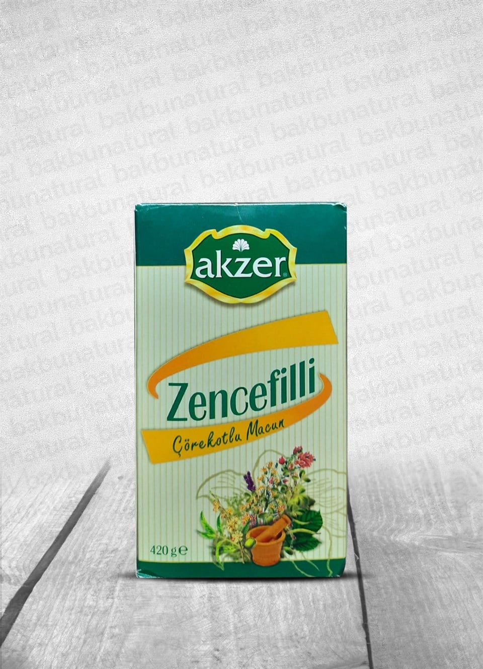 Akzer Zencefilli Çörekotlu Macun 420gr