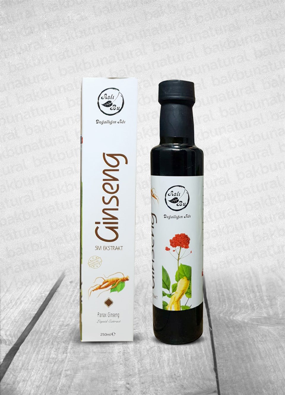 Aslıbu Ginseng Sıvı Ekstratı 250Ml