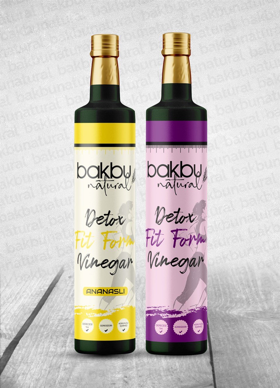 Bakbu Ananaslı Ve Detox Fit Form Sirkesi 2'li