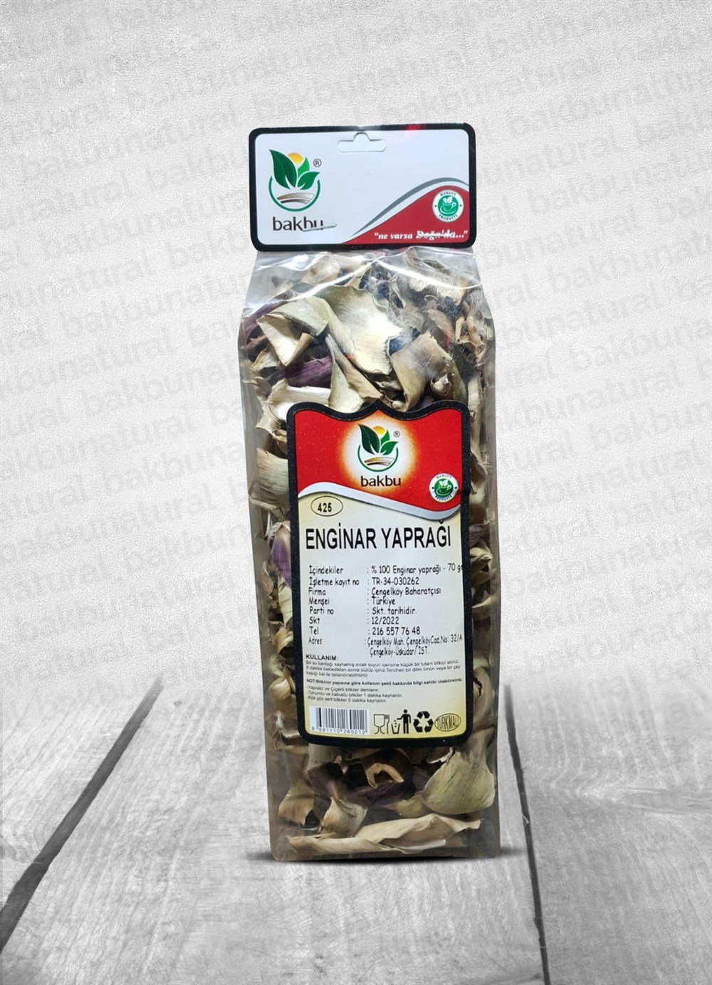 Bakbu Enginar Yaprağı 70gr