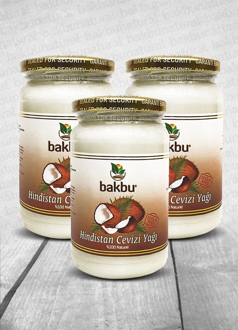 Bakbu Hindistan Cevizi Yağı 320Ml 3'Lü Paket