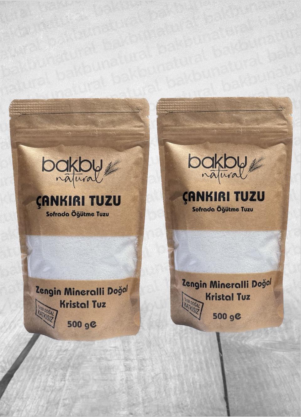 Bakbu Natural 2'Li Çankırı Tuzu 200 Gr 