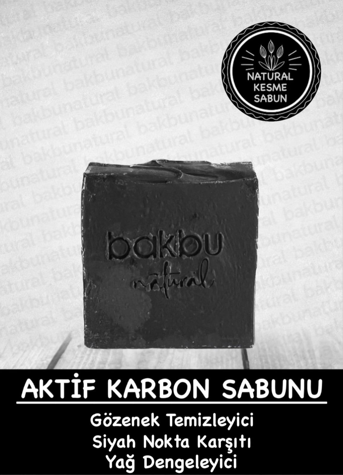 Bakbu Natural Aktif Karbon Kesme Sabun