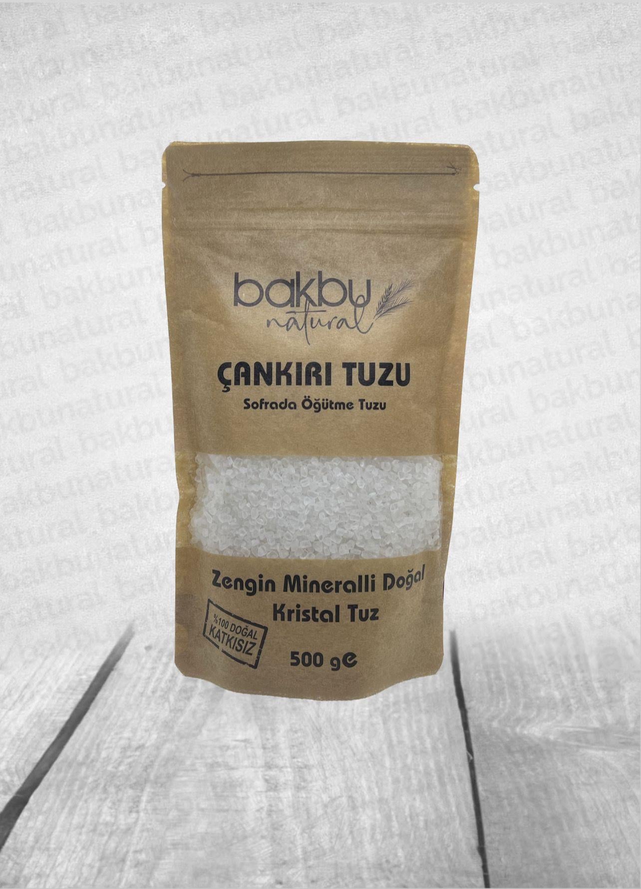 Bakbu Natural Çankırı Tuzu 500g