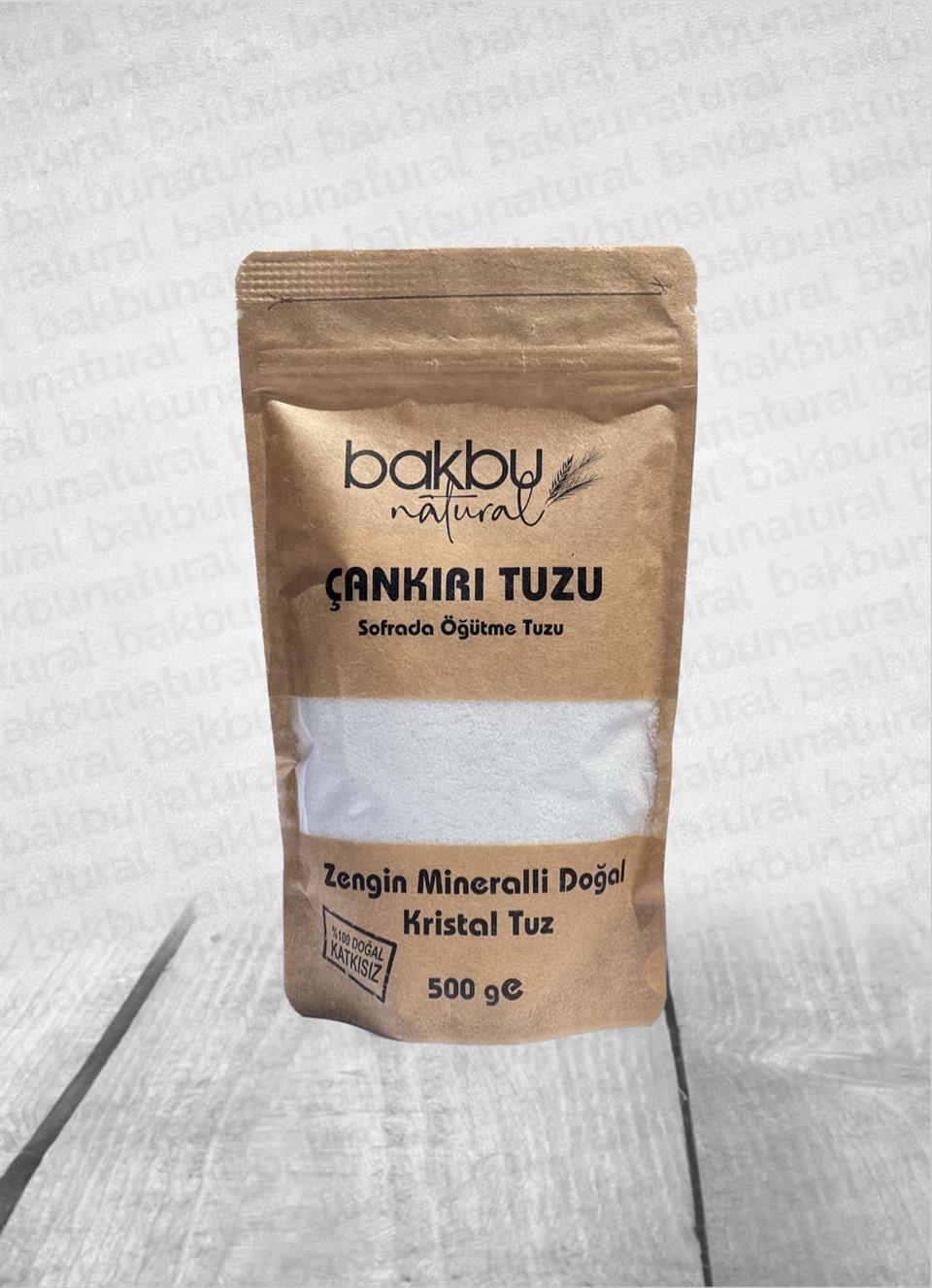 Bakbu Natural Çankırı Tuzu 500g