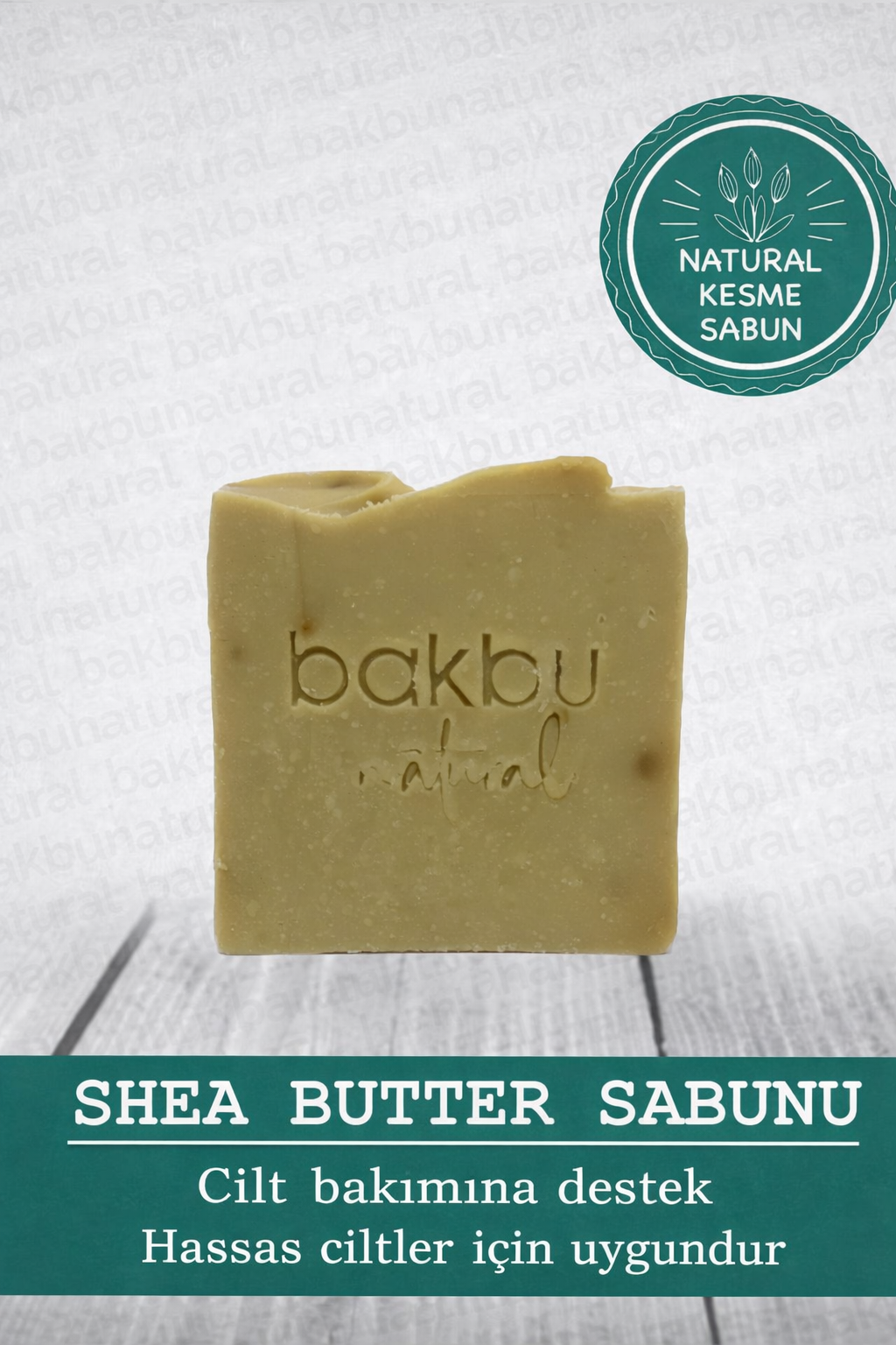 Bakbu Natural Shea Butter Kesme Sabun