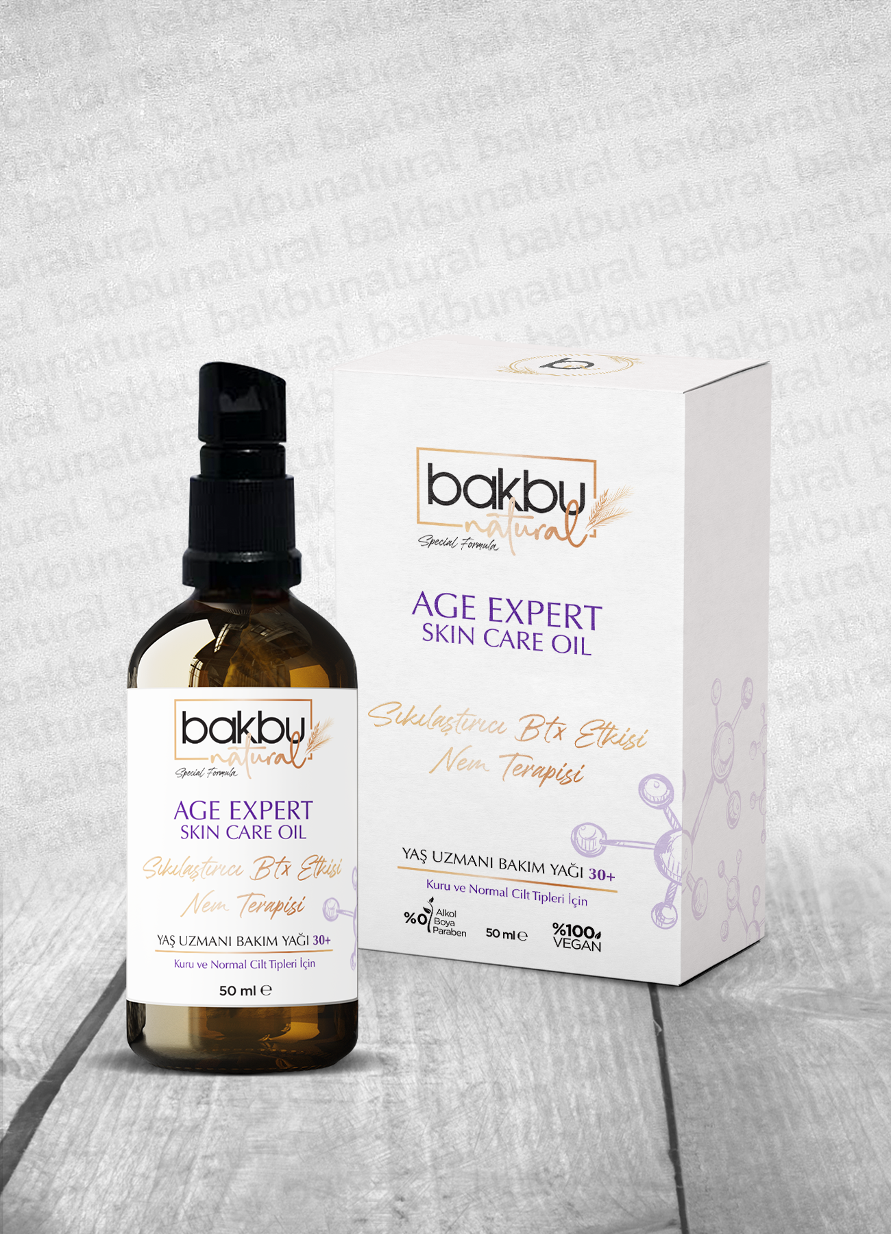 Bakbu Natural Yaş Uzmanı Bakım Yağı Anti Aging Etkili Sıkılaştırıcı Yüz Ve Göz Çevresi Boyun Ve Dekolte Bölgesi Bakımında ,Yüz yogası Masajında ,Jawline ve Gıdı Şekillendirme masajında