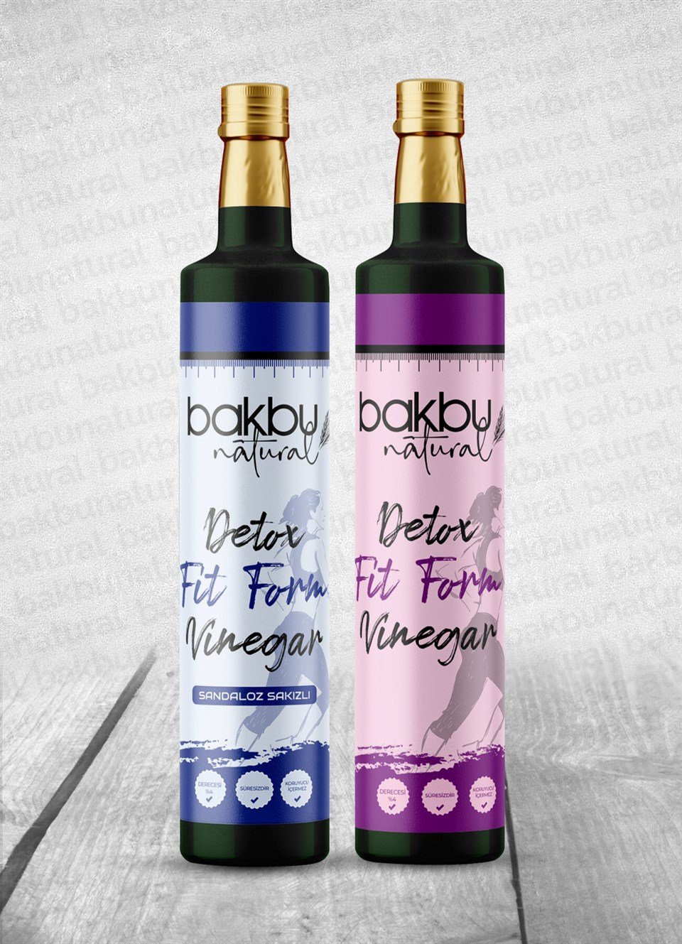 Bakbu Sandaloz Sakızlı Ve Detox Fit Form Sirkesi 2'li