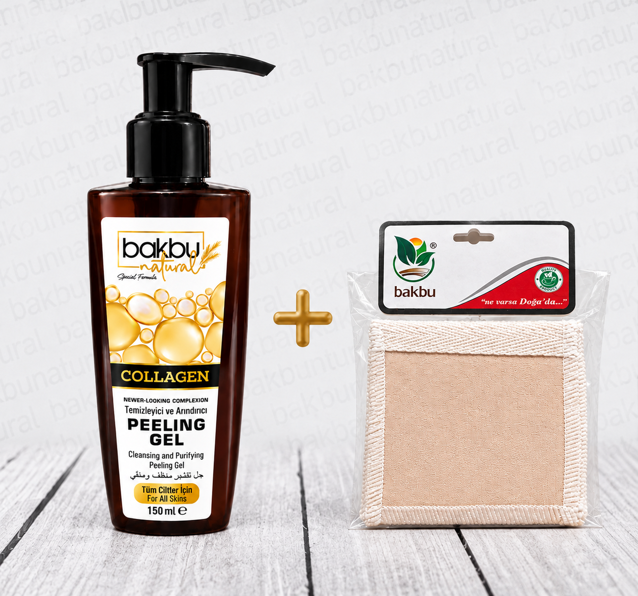 Bakbunatural Collegen Temizleyici ve Arındırıcı Peeling Gel 150 ml.