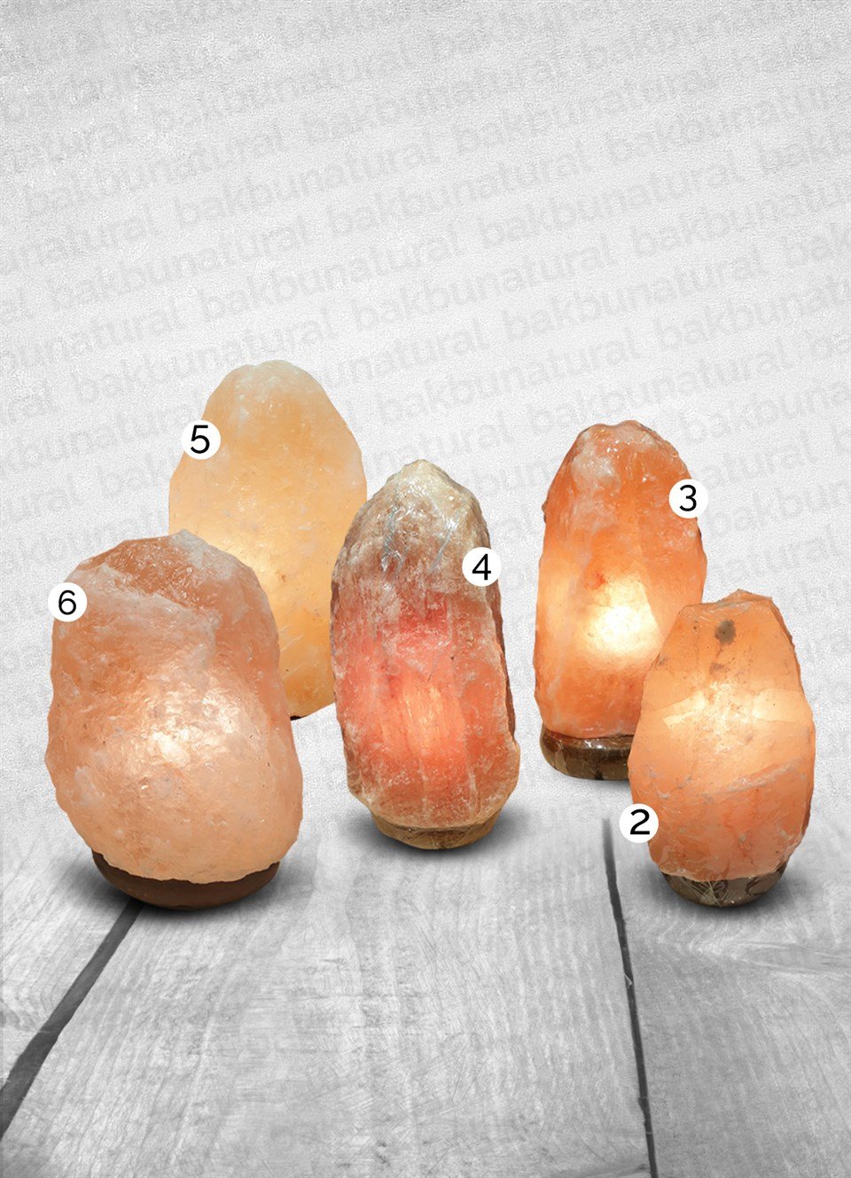 Bakbunatural Himalaya Tuz Lambası no:4