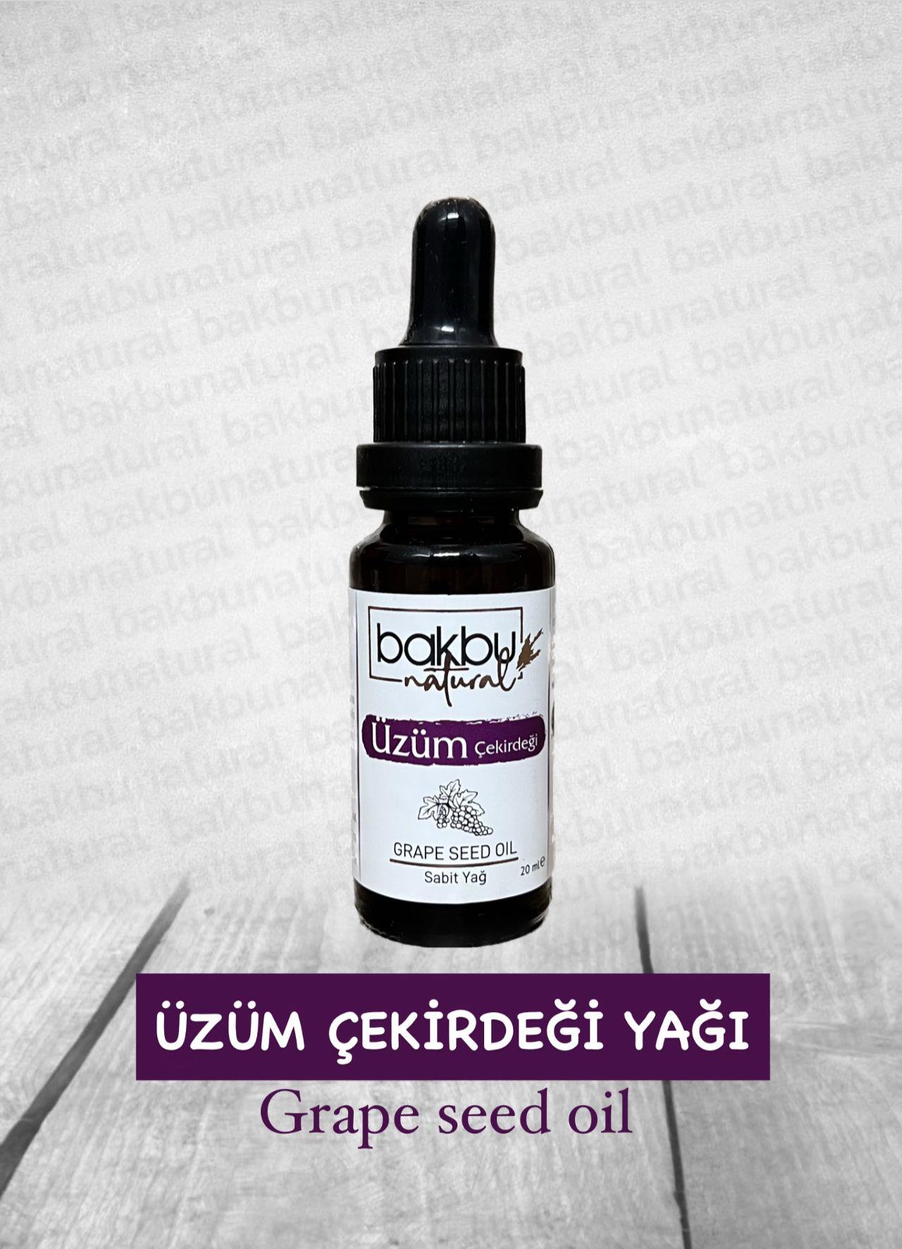 Bakbunatural Üzüm Çekirdeği Yağı 20ml.