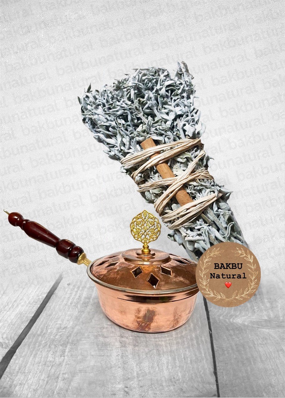 Bakır Tütsü tavası no:2 ve Ada Çayı Tütsüsü