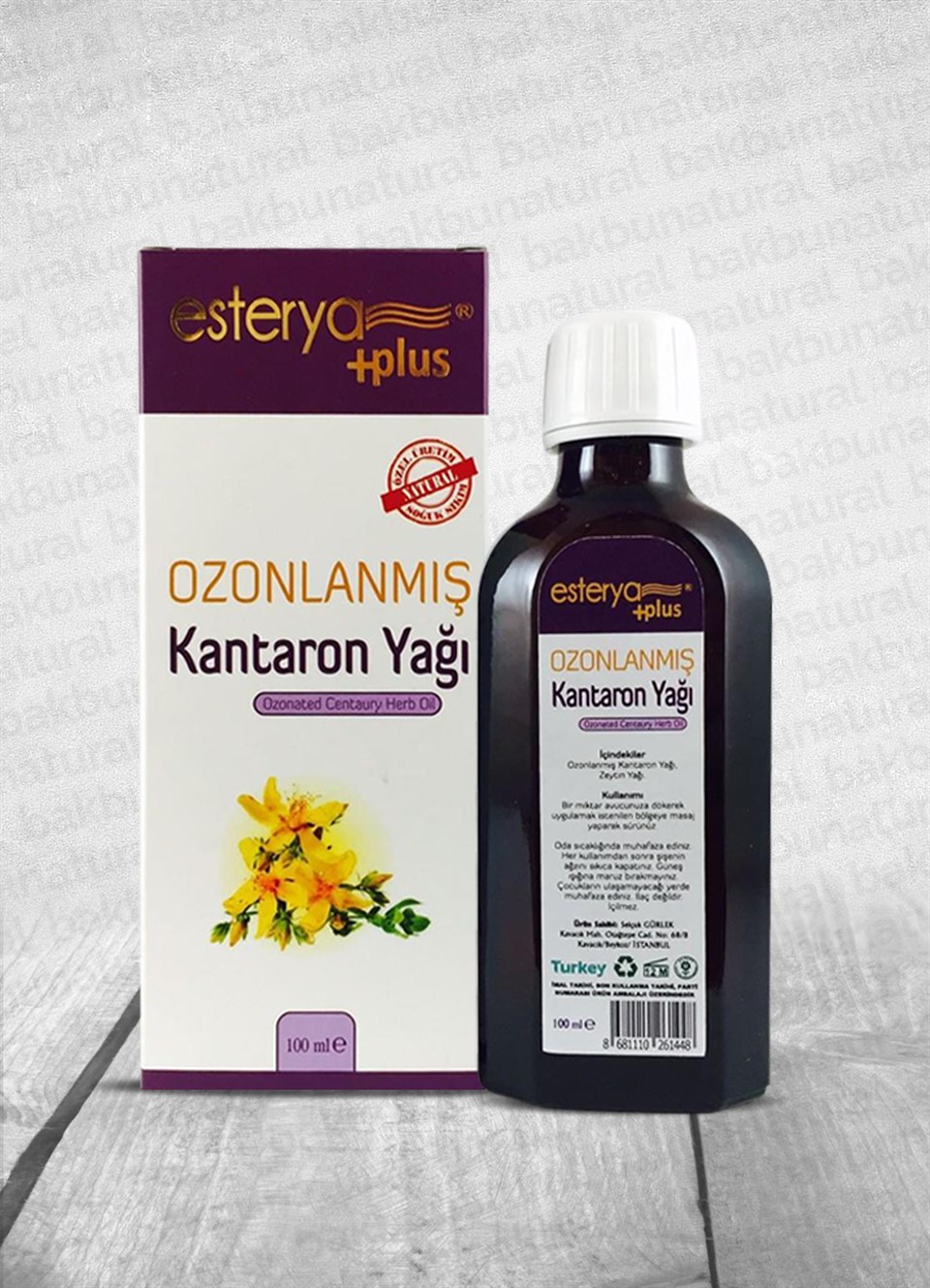 Esterya Plus Ozonlanmış Kantaron Yağı 100 Ml