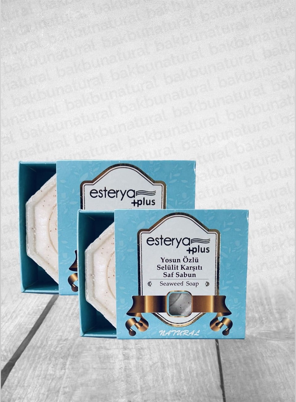 Esterya Plus Yosun Özlü Selülit Sabunu 125Gr 2'Li Set