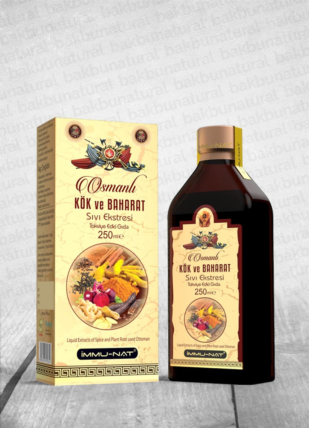 İMMU-NAT Osmanlı Kök Ve Baharat Ekstraktı 250ml