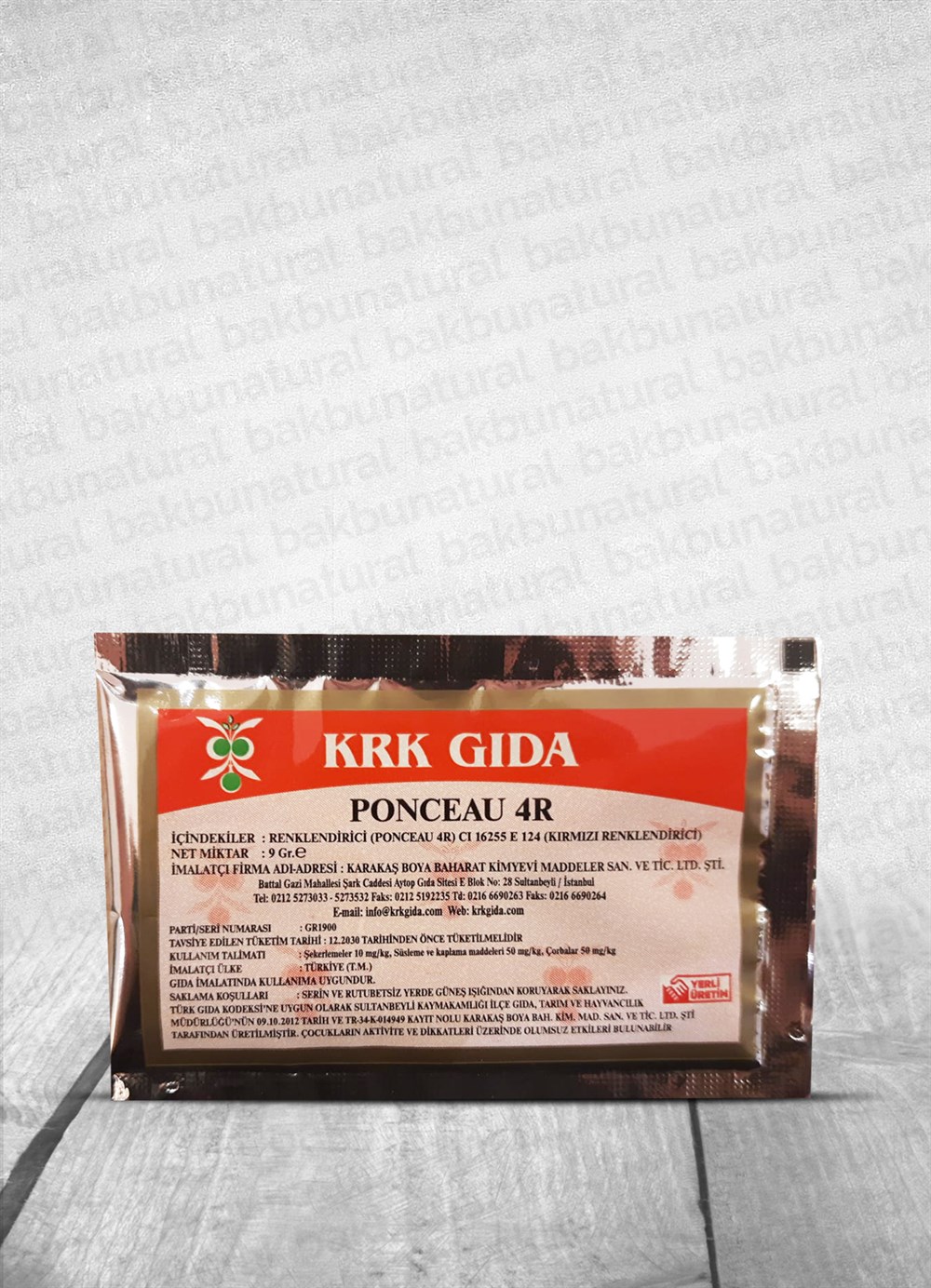 Krk Ponceau 4R Gıda Boyası