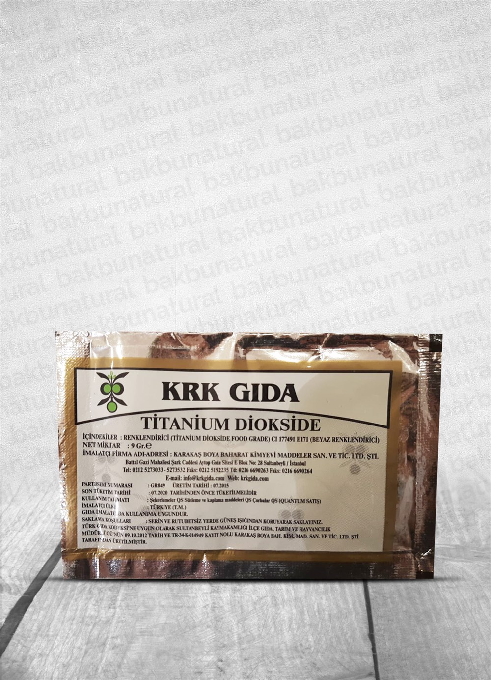 Krk Titanium Diokside Gıda Boyası