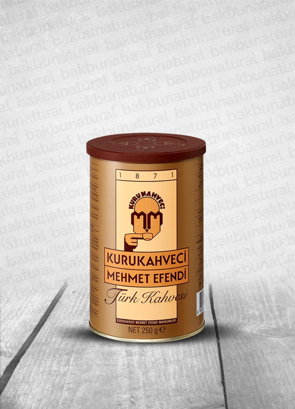 Kurukahveci Mehmet Efendi Türk Kahvesi 250gr Teneke Kutu