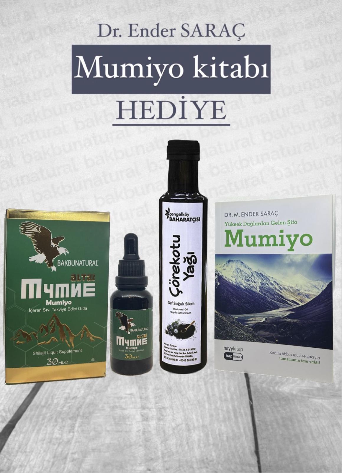 Mumia Ekstraktı Mumiyo'lu  Takviye Edici Gıda 30 ml  Ve Çörekotu Yağ 250ml