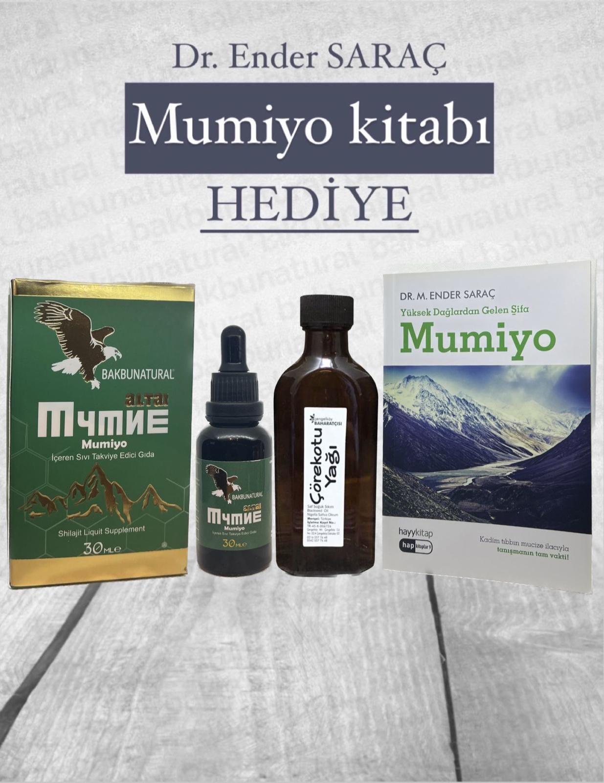 Mumia Ekstraktı Mumiyo'lu  Takviye Edici Gıda 30 ml  Ve Çörekotu Yağ 100ml