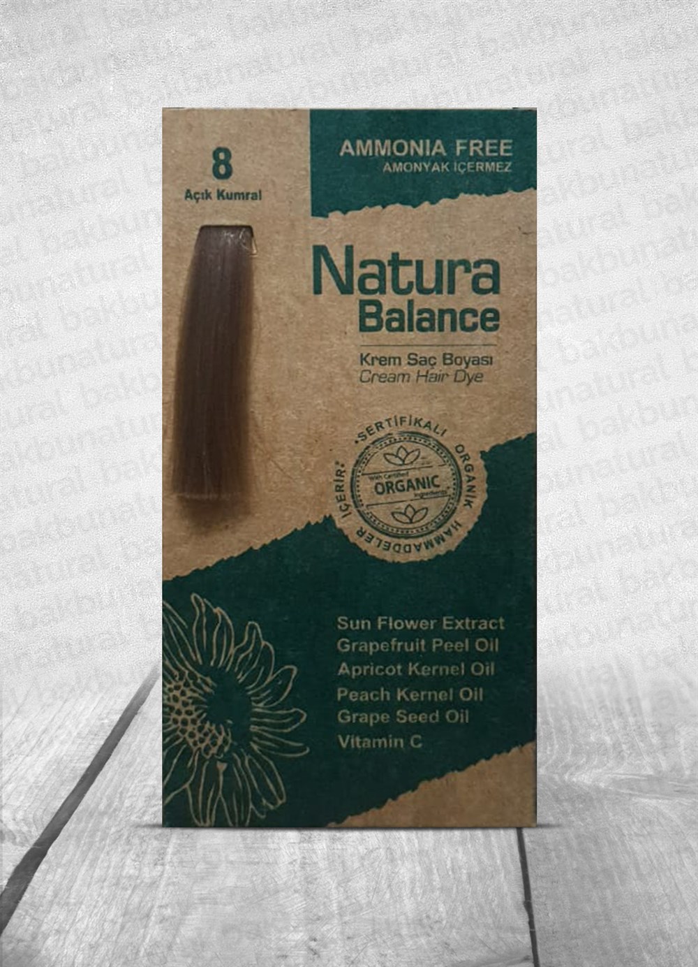 Natura Balance (Krem Saç Boyası) Açık Kumral 8 60ml