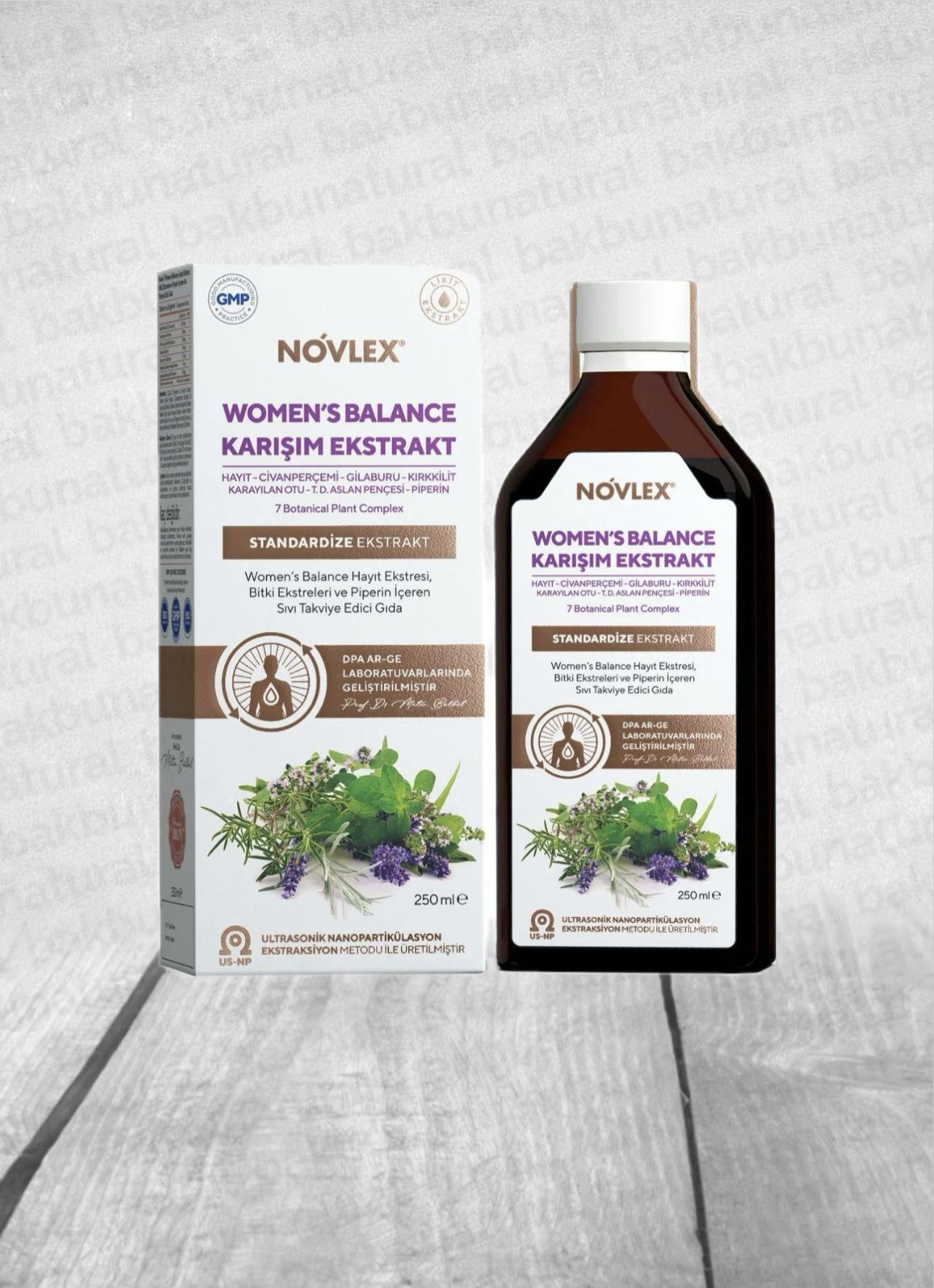 Novlex Women's Balance Karışım Ekstrakt (250ml)