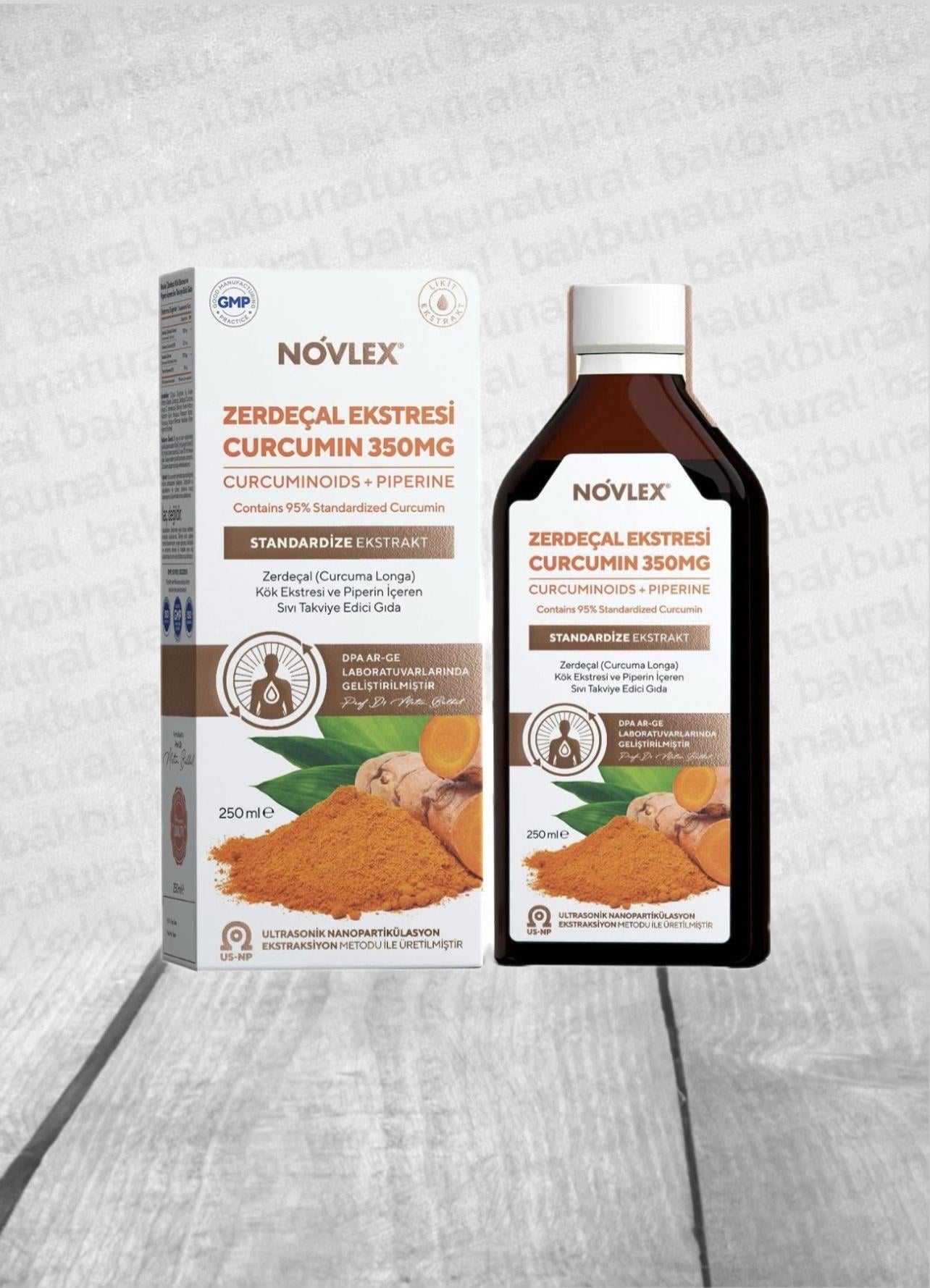 Novlex Zerdeçal Ekstresi Curcumin 350MG  (250ml)