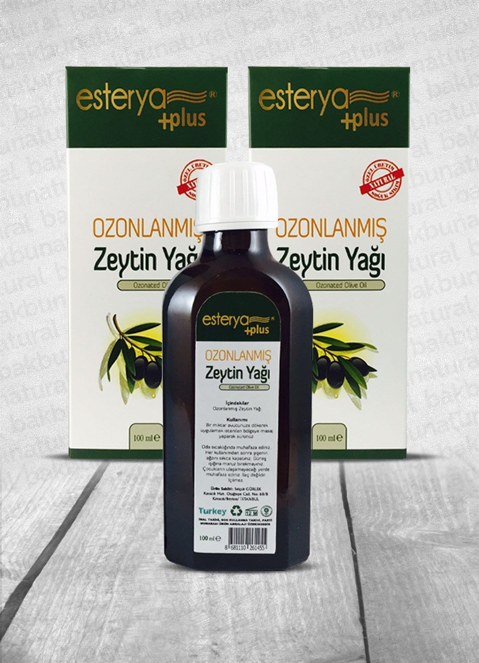 Ozonlanmış Zeytinyağı 100 Ml X 2 Adet