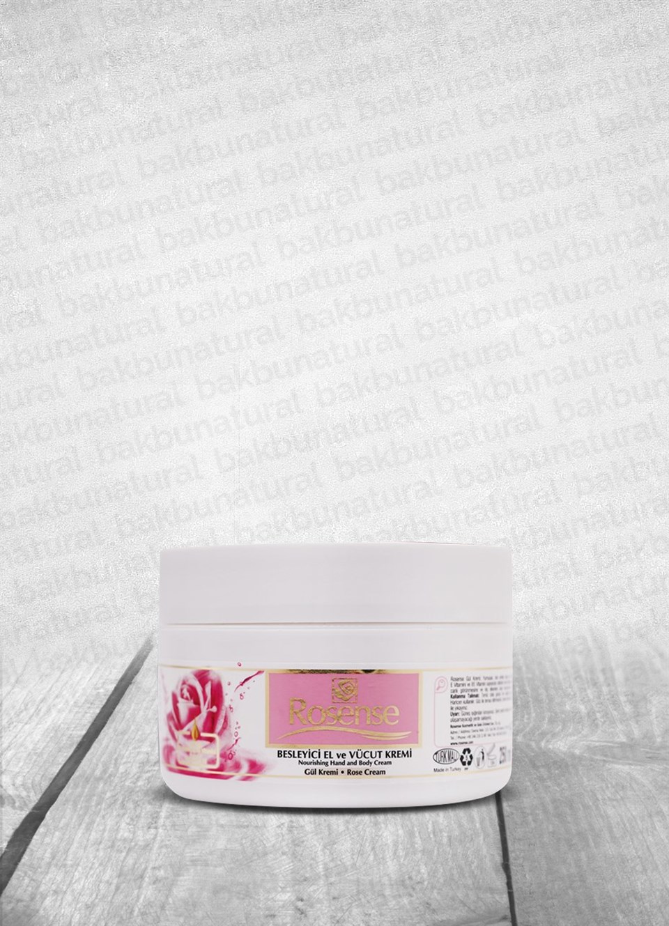 Rosense Gül Kremi 250ml Besleyici El Ve Vücut Kremi