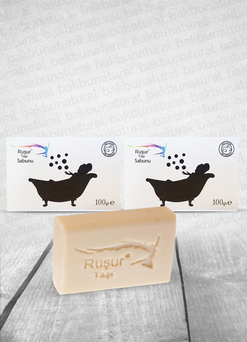 Ruşur Taşı Sabunu İkili Paket